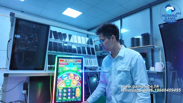 HomingGame 32"/43" Straight & Curved Touch Huff N More Puff Skill Slot Game Machine – Full Operator Guide