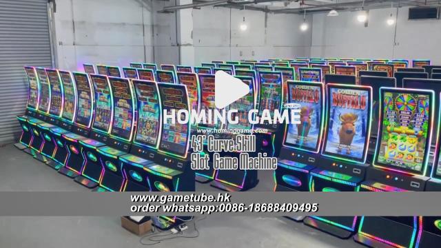 Factory Direct 43” Curved Screen Skill Slot Game Machine Cabinet | High Profit Arcade Setup by HomingGame Factory Direct 43” Curved Screen Skill Slot Game Machine Cabinet | High Profit Arcade Setup by HomingGame