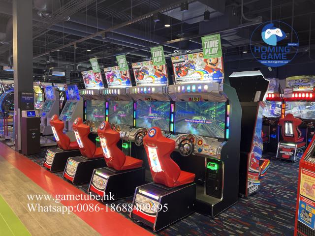 HomingGame Factory Price Mario Kart Arcade GP DX Racing Car Game Machine 42 Inch HD Screen 2 Players Linkable Electronic Arcade Simulator