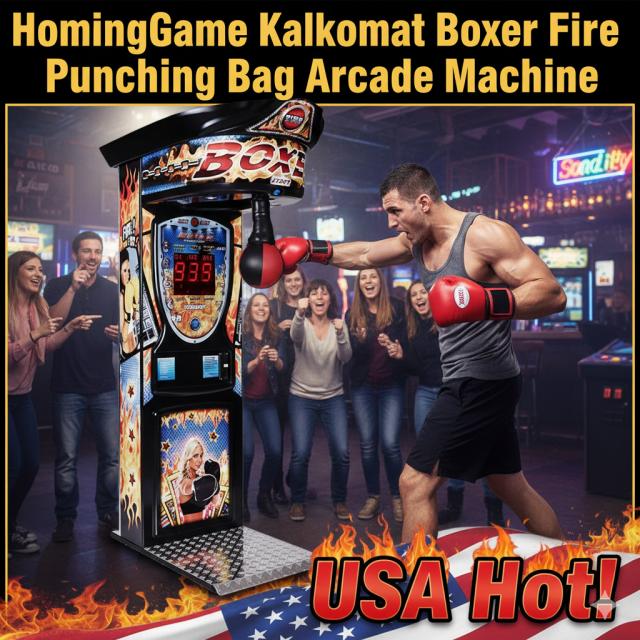 Factory Price Kalkomat Boxer Fire Punching Bag Arcade Machine – Professional Coin Operated Strength Tester Boxing Game for Bars & Amusement Centers – HomingGame Original Factory Price Kalkomat Boxer Fire Punching Bag Arcade Machine – Professional Coin Operated Strength Tester Boxing Game for Bars & Amusement Centers – HomingGame Original