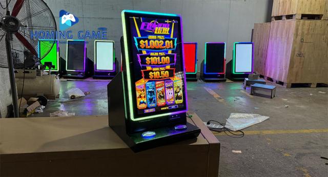 27 Inch Metal Stand Slot Game Cabinet | Factory Direct Skill Slot Machine by HomingGame