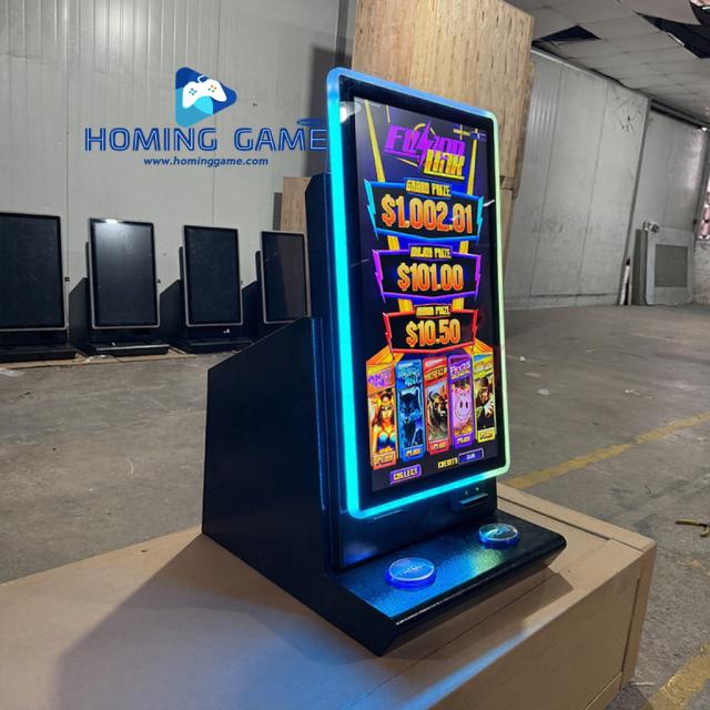 27 Inch Metal Stand Slot Game Cabinet | Factory Direct Skill Slot Machine by HomingGame