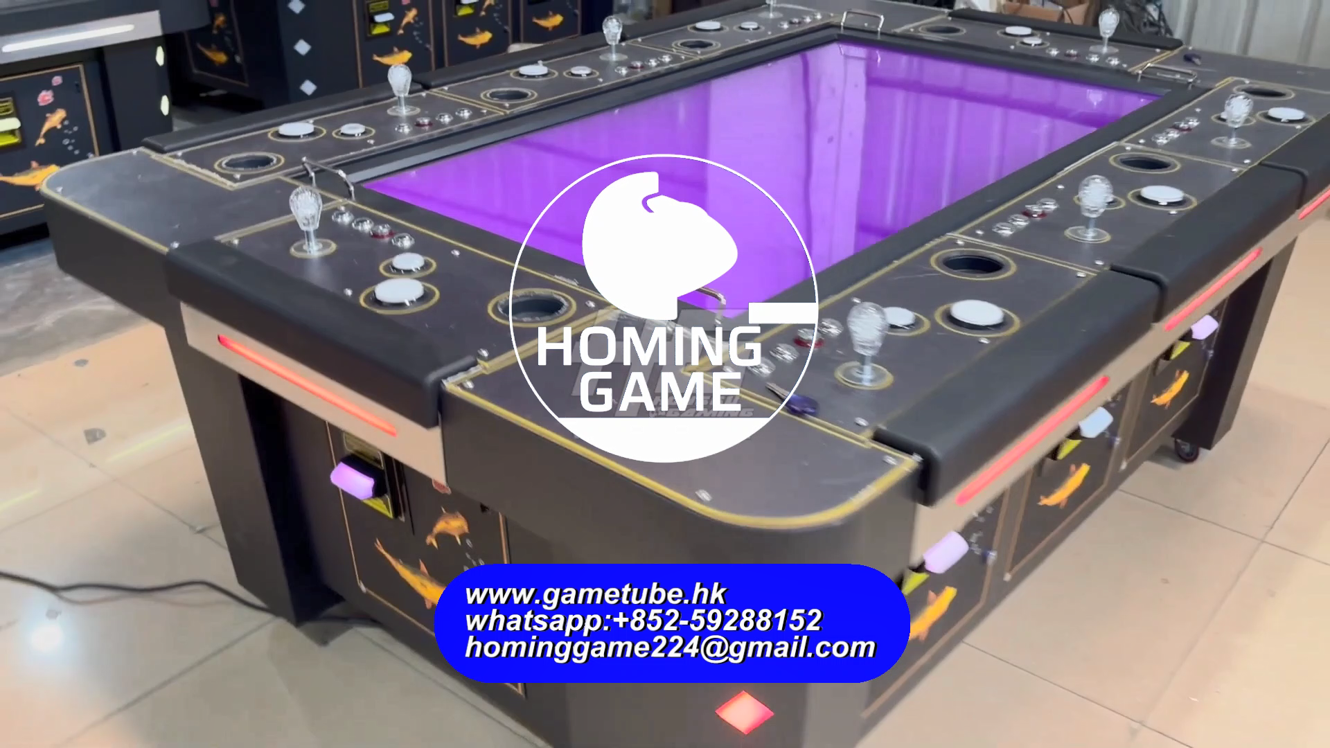 So Luxurious 8 Player 55 Inch Fish Game Machine - 8 Seat Arcade Table Cabinet by HomingGame So Luxurious 8 Player 55 Inch Fish Game Machine - 8 Seat Arcade Table Cabinet by HomingGame