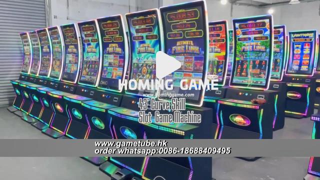 Factory Direct 43” Curved Screen Skill Slot Game Machine Cabinet | High Profit Arcade Setup by HomingGame Factory Direct 43” Curved Screen Skill Slot Game Machine Cabinet | High Profit Arcade Setup by HomingGame