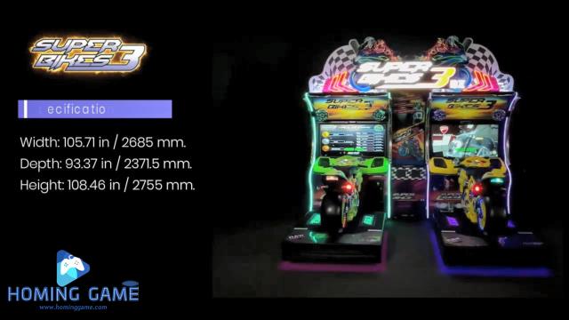 Ultimate Motorcycle Racing Experience with HomingGame's Super Bikes 3! #MotorcycleRacing #SuperBikes #ArcadeGaming #RacingGame(Order Call Whatsapp:0086-18688409495)