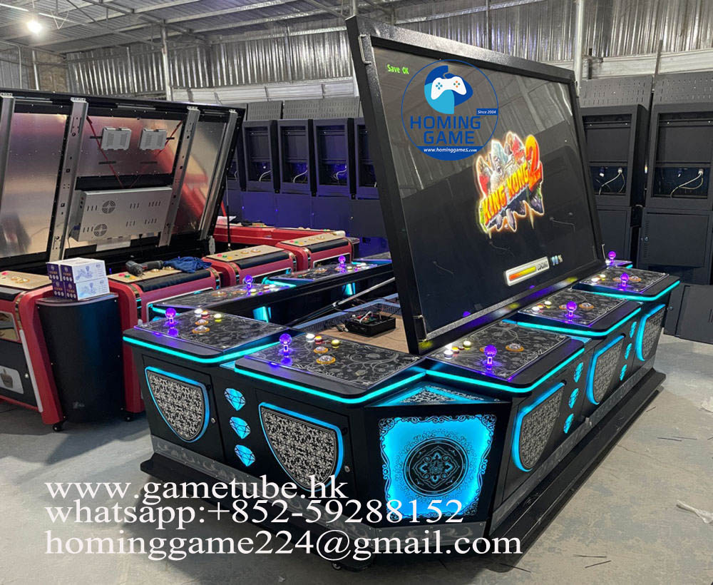HomingGame 86/98-Inch 10-Player Arcade Fishing Game Machine – High-Performance Fish Hunter Table with Adjustable Difficulty HomingGame 86/98-Inch 10-Player Arcade Fishing Game Machine – High-Performance Fish Hunter Table with Adjustable Difficulty