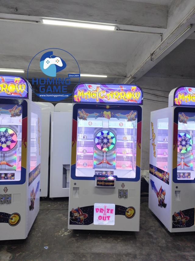 Magic Arrow Prize Game Machine – Skill-Based Arcade Prize Redemption Machine by HomingGame Magic Arrow Prize Game Machine – Skill-Based Arcade Prize Redemption Machine by HomingGame