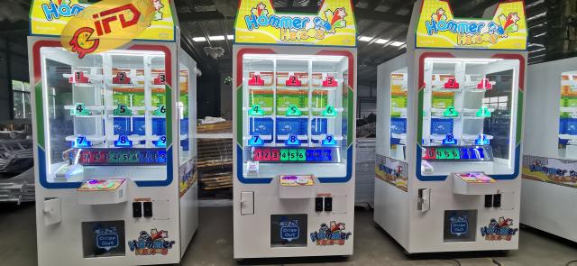 2026 Wholesale Hammer Hero & Axe Master Skill Prize Machine - Carnival Gift Vending Arcade Machine for Sale