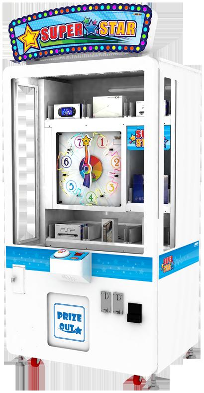 Homing Game Factory™ SuperStar Prize Merchandiser Arcade Machine – LED Panorama, Skill-Based One-Button Redemption Game, Prize Display with Anti-Theft Bins | High Revenue FEC Amusement Equipment Homing Game Factory™ SuperStar Prize Merchandiser Arcade Machine – LED Panorama, Skill-Based One-Button Redemption Game, Prize Display with Anti-Theft Bins | High Revenue FEC Amusement Equipment