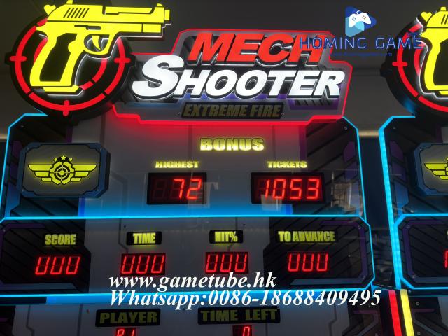 Coin Operated Mech Shooter Fast Gunman Arcade Shooting Game Machine for Sale by HomingGame