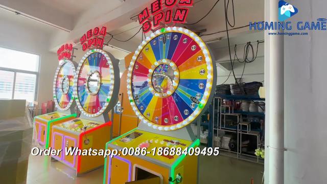2026 Wholesale Mega Spin N Win Ticket Redemption Machine - Deluxe Coin-Operated Lottery Arcade Game for Family Entertainment Centers