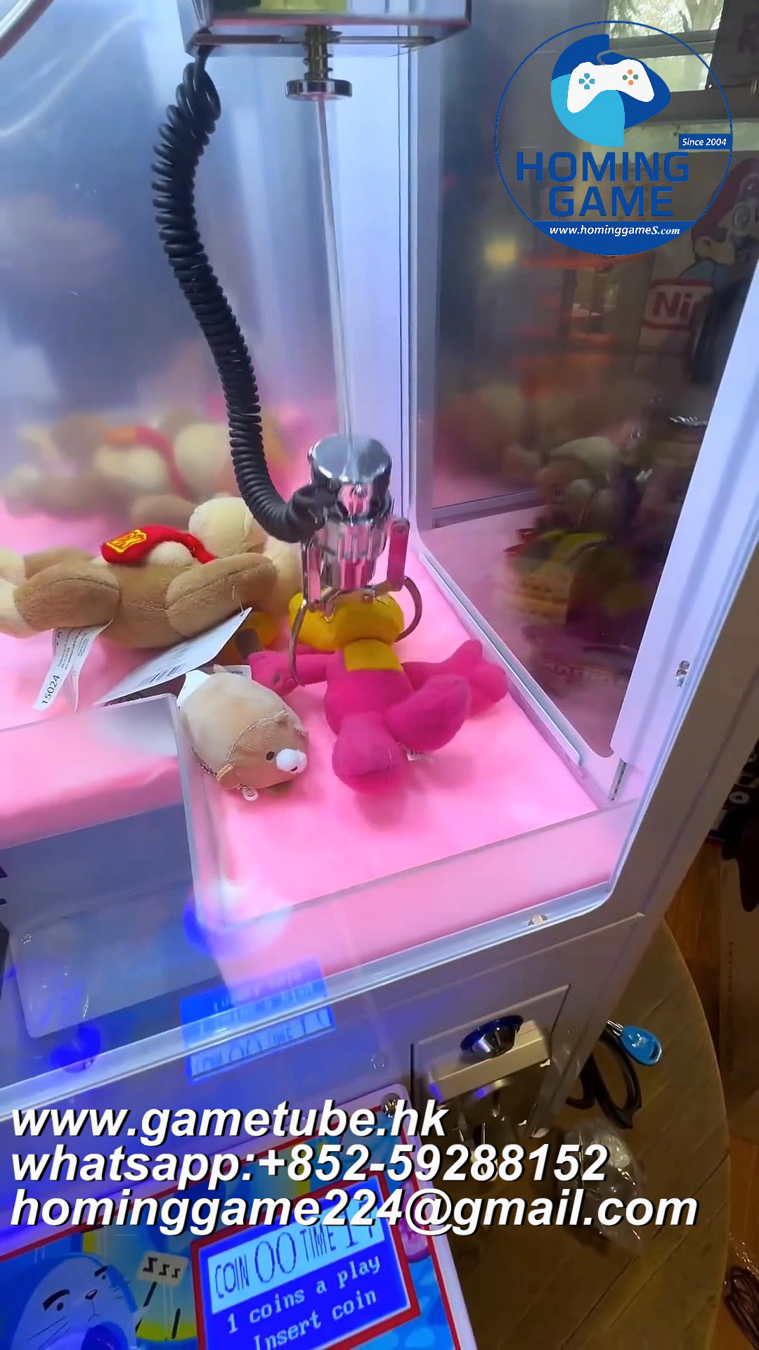 2026 USA Hot Sale Coin Operated Desktop Mini Claw Machine – Compact Arcade Prize Catcher & Candy Vending Machine for Commercial & Home Use | HomingGame 2026 USA Hot Sale Coin Operated Desktop Mini Claw Machine – Compact Arcade Prize Catcher & Candy Vending Machine for Commercial & Home Use | HomingGame