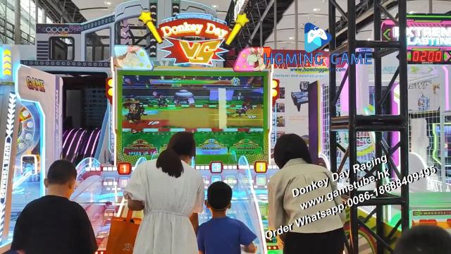 2026 Wholesale Donkey Day Horse Racing Game Machine - 4-Player Ticket Redemption Arcade Racing Machine