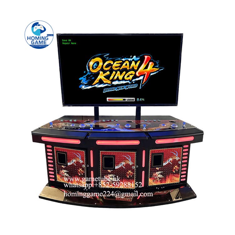 Wholesale 3 Player Fishing Table Arcade Fish Game Machine – 55-Inch Metal Cabinet, IGS Software, ICT Bill Acceptor & Custom Fish Games Board for Sale | HomingGame Factory