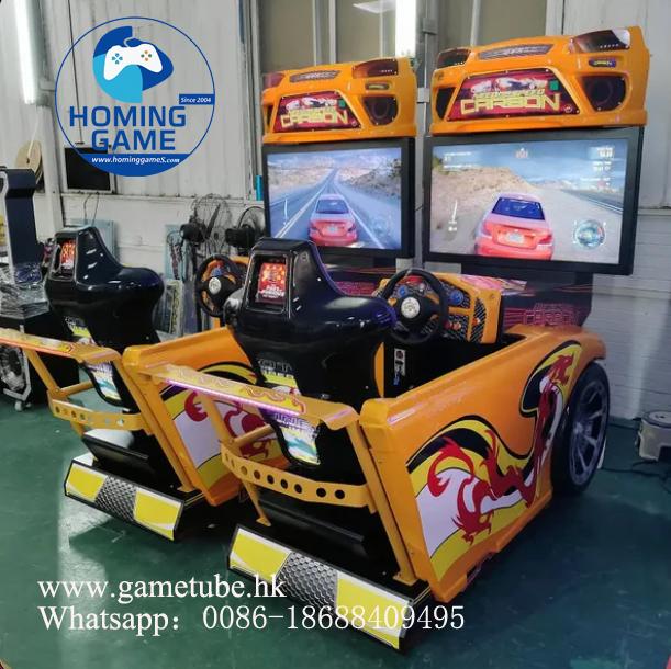 HomingGame Deluxe Driving Racing Car Game Machine - Original Need for Speed Carbon Arcade Simulator - High-Revenue Classic Video Game for Amusement Playgrounds & FECs HomingGame Deluxe Driving Racing Car Game Machine - Original Need for Speed Carbon Arcade Simulator - High-Revenue Classic Video Game for Amusement Playgrounds & FECs