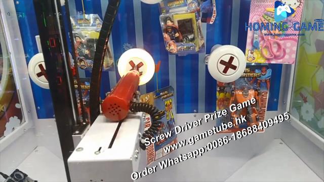 Coin Operated Skill Screw Driver Prize Game Machine Prize redemption arcade game machine HomingGame
